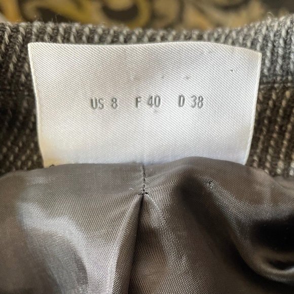Akris Punto Wool Blazer gray black tweed size 8 - Picture 14 of 14